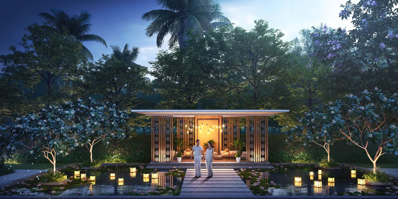 Landscaped, green Motwani community spaces